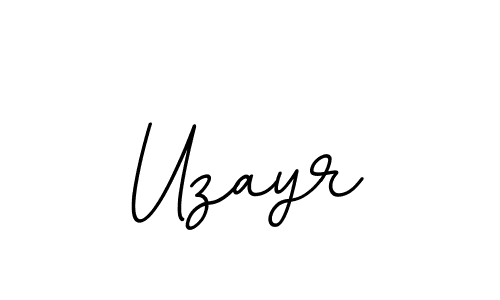 The best way (BallpointsItalic-DORy9) to make a short signature is to pick only two or three words in your name. The name Uzayr include a total of six letters. For converting this name. Uzayr signature style 11 images and pictures png
