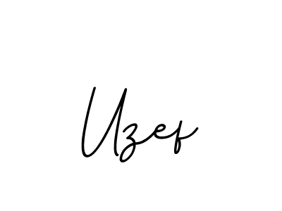 Uzef stylish signature style. Best Handwritten Sign (BallpointsItalic-DORy9) for my name. Handwritten Signature Collection Ideas for my name Uzef. Uzef signature style 11 images and pictures png