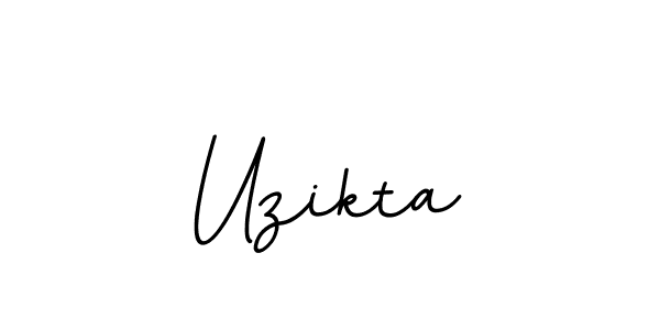 Make a beautiful signature design for name Uzikta. With this signature (BallpointsItalic-DORy9) style, you can create a handwritten signature for free. Uzikta signature style 11 images and pictures png