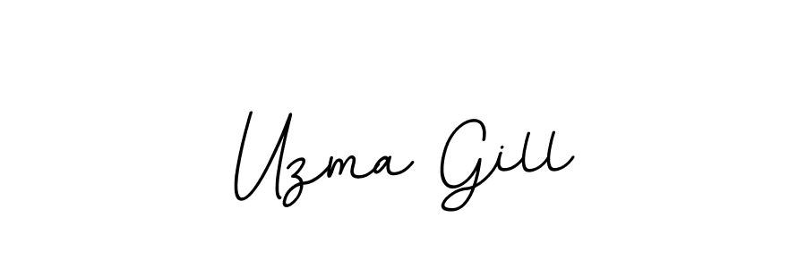 How to Draw Uzma Gill signature style? BallpointsItalic-DORy9 is a latest design signature styles for name Uzma Gill. Uzma Gill signature style 11 images and pictures png