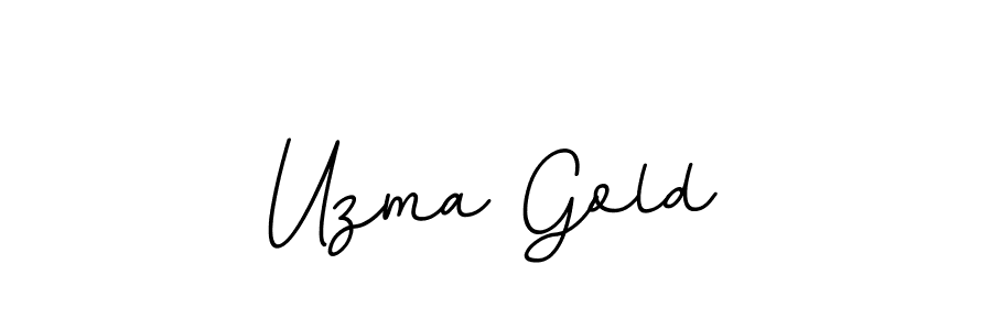 How to make Uzma Gold signature? BallpointsItalic-DORy9 is a professional autograph style. Create handwritten signature for Uzma Gold name. Uzma Gold signature style 11 images and pictures png