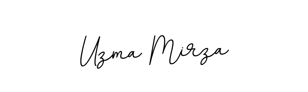 It looks lik you need a new signature style for name Uzma Mirza. Design unique handwritten (BallpointsItalic-DORy9) signature with our free signature maker in just a few clicks. Uzma Mirza signature style 11 images and pictures png