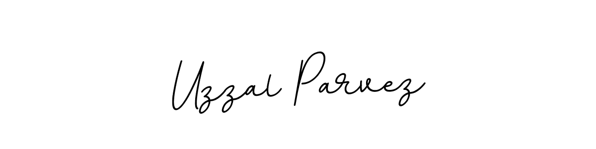 Create a beautiful signature design for name Uzzal Parvez. With this signature (BallpointsItalic-DORy9) fonts, you can make a handwritten signature for free. Uzzal Parvez signature style 11 images and pictures png