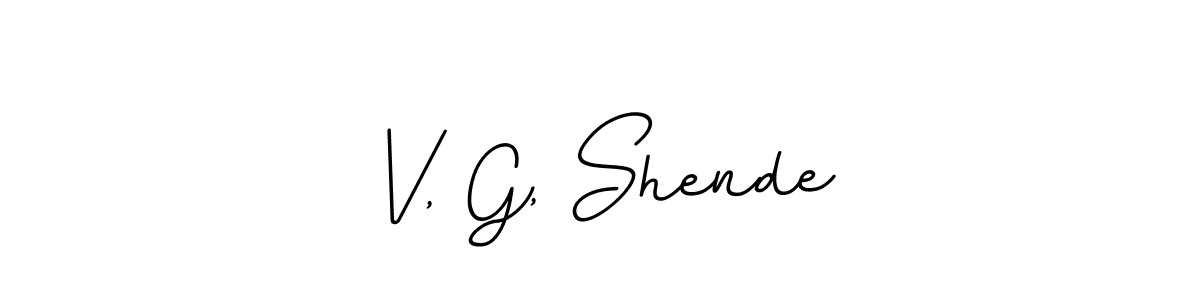 How to Draw V, G, Shende signature style? BallpointsItalic-DORy9 is a latest design signature styles for name V, G, Shende. V, G, Shende signature style 11 images and pictures png