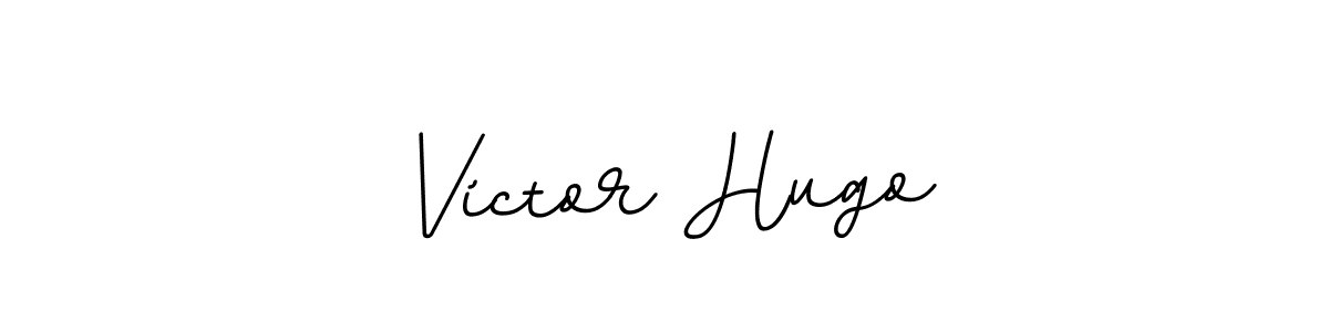 Create a beautiful signature design for name Víctor Hugo. With this signature (BallpointsItalic-DORy9) fonts, you can make a handwritten signature for free. Víctor Hugo signature style 11 images and pictures png