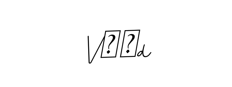 Design your own signature with our free online signature maker. With this signature software, you can create a handwritten (BallpointsItalic-DORy9) signature for name V❤️d. V❤️d signature style 11 images and pictures png