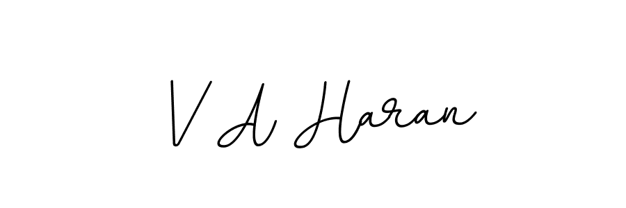 BallpointsItalic-DORy9 is a professional signature style that is perfect for those who want to add a touch of class to their signature. It is also a great choice for those who want to make their signature more unique. Get V A Haran name to fancy signature for free. V A Haran signature style 11 images and pictures png