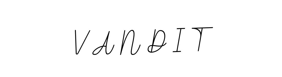 How to Draw V A N D I T signature style? BallpointsItalic-DORy9 is a latest design signature styles for name V A N D I T. V A N D I T signature style 11 images and pictures png