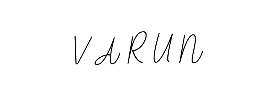 if you are searching for the best signature style for your name V A R U N. so please give up your signature search. here we have designed multiple signature styles  using BallpointsItalic-DORy9. V A R U N signature style 11 images and pictures png