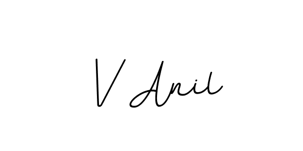 Here are the top 10 professional signature styles for the name V Anil. These are the best autograph styles you can use for your name. V Anil signature style 11 images and pictures png