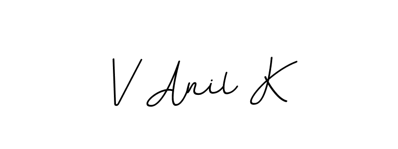 Similarly BallpointsItalic-DORy9 is the best handwritten signature design. Signature creator online .You can use it as an online autograph creator for name V Anil K. V Anil K signature style 11 images and pictures png