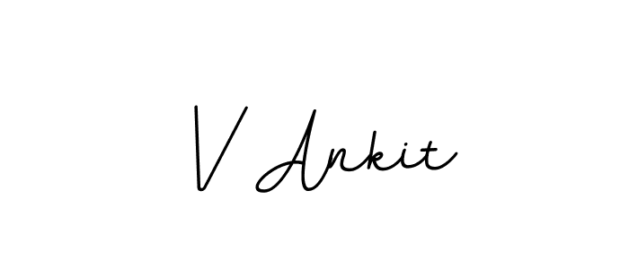 It looks lik you need a new signature style for name V Ankit. Design unique handwritten (BallpointsItalic-DORy9) signature with our free signature maker in just a few clicks. V Ankit signature style 11 images and pictures png