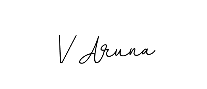 Once you've used our free online signature maker to create your best signature BallpointsItalic-DORy9 style, it's time to enjoy all of the benefits that V Aruna name signing documents. V Aruna signature style 11 images and pictures png