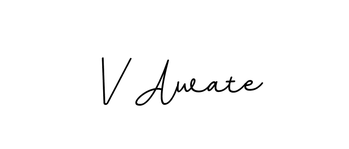 Once you've used our free online signature maker to create your best signature BallpointsItalic-DORy9 style, it's time to enjoy all of the benefits that V Awate name signing documents. V Awate signature style 11 images and pictures png