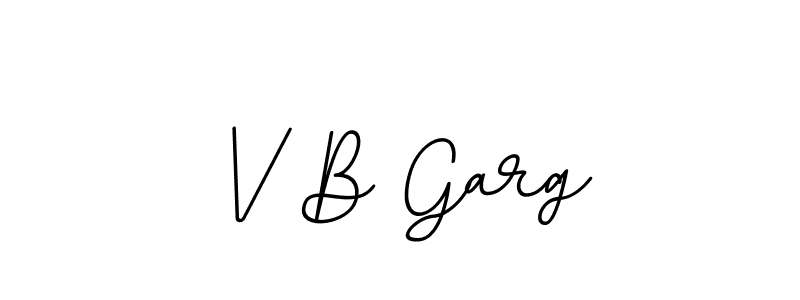 You can use this online signature creator to create a handwritten signature for the name V B Garg. This is the best online autograph maker. V B Garg signature style 11 images and pictures png