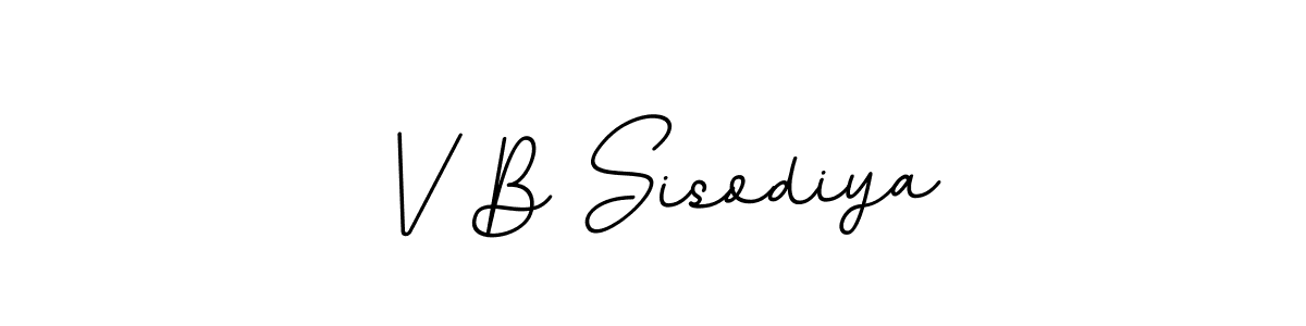 Here are the top 10 professional signature styles for the name V B Sisodiya. These are the best autograph styles you can use for your name. V B Sisodiya signature style 11 images and pictures png