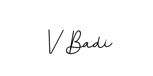 Once you've used our free online signature maker to create your best signature BallpointsItalic-DORy9 style, it's time to enjoy all of the benefits that V Badi name signing documents. V Badi signature style 11 images and pictures png
