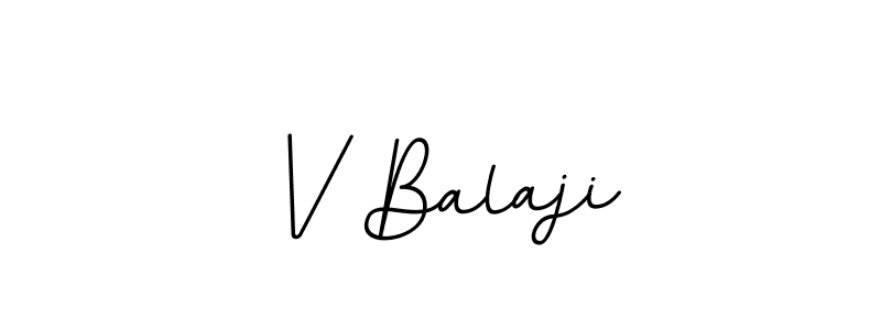 The best way (BallpointsItalic-DORy9) to make a short signature is to pick only two or three words in your name. The name V Balaji include a total of six letters. For converting this name. V Balaji signature style 11 images and pictures png