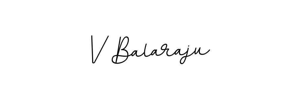 Make a beautiful signature design for name V Balaraju. With this signature (BallpointsItalic-DORy9) style, you can create a handwritten signature for free. V Balaraju signature style 11 images and pictures png