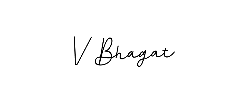 V Bhagat stylish signature style. Best Handwritten Sign (BallpointsItalic-DORy9) for my name. Handwritten Signature Collection Ideas for my name V Bhagat. V Bhagat signature style 11 images and pictures png