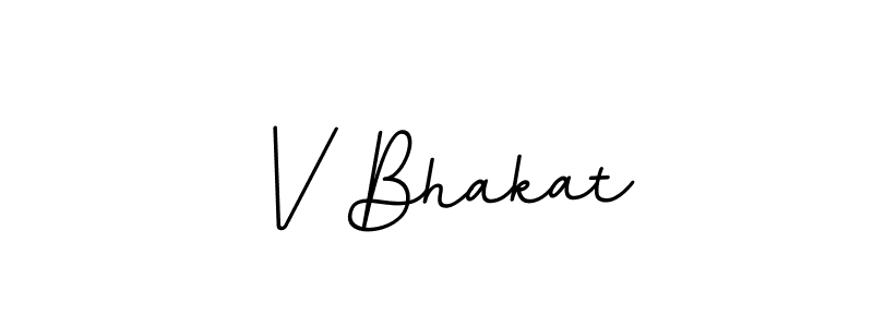 Also we have V Bhakat name is the best signature style. Create professional handwritten signature collection using BallpointsItalic-DORy9 autograph style. V Bhakat signature style 11 images and pictures png