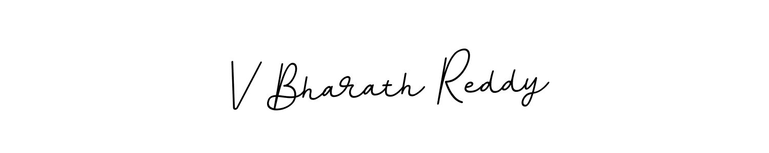 if you are searching for the best signature style for your name V Bharath Reddy. so please give up your signature search. here we have designed multiple signature styles  using BallpointsItalic-DORy9. V Bharath Reddy signature style 11 images and pictures png