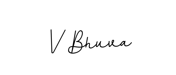 This is the best signature style for the V Bhuva name. Also you like these signature font (BallpointsItalic-DORy9). Mix name signature. V Bhuva signature style 11 images and pictures png