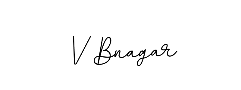 Also we have V Bnagar name is the best signature style. Create professional handwritten signature collection using BallpointsItalic-DORy9 autograph style. V Bnagar signature style 11 images and pictures png