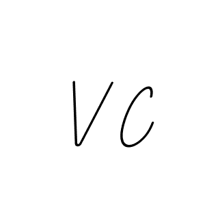 Design your own signature with our free online signature maker. With this signature software, you can create a handwritten (BallpointsItalic-DORy9) signature for name V C. V C signature style 11 images and pictures png