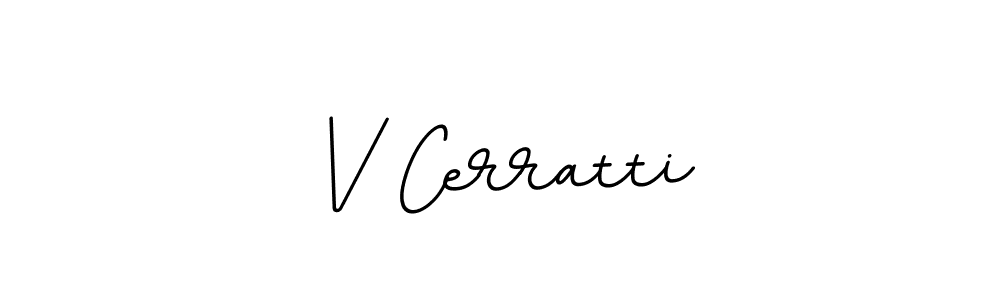 Design your own signature with our free online signature maker. With this signature software, you can create a handwritten (BallpointsItalic-DORy9) signature for name V Cerratti. V Cerratti signature style 11 images and pictures png
