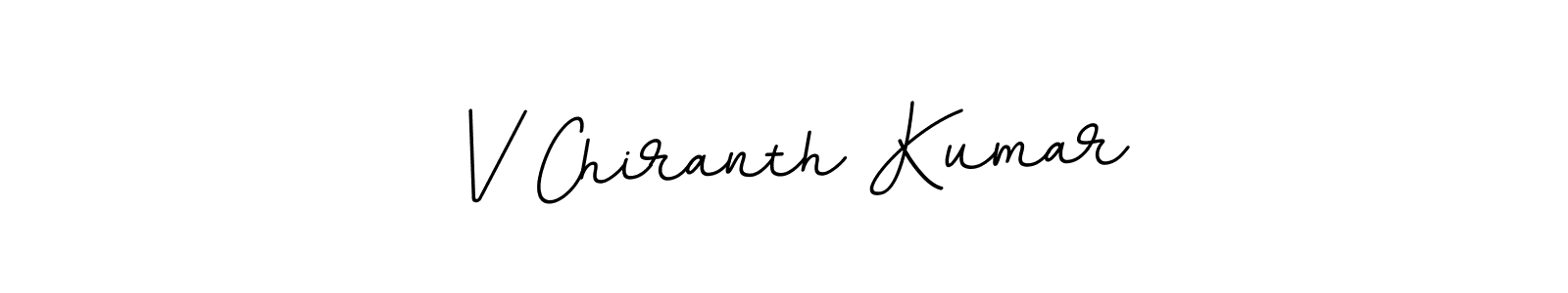 if you are searching for the best signature style for your name V Chiranth Kumar. so please give up your signature search. here we have designed multiple signature styles  using BallpointsItalic-DORy9. V Chiranth Kumar signature style 11 images and pictures png