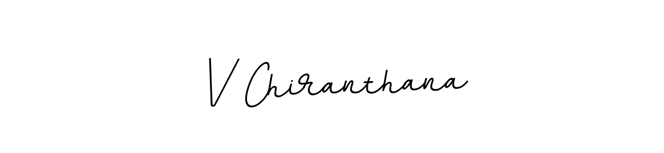 How to make V Chiranthana signature? BallpointsItalic-DORy9 is a professional autograph style. Create handwritten signature for V Chiranthana name. V Chiranthana signature style 11 images and pictures png