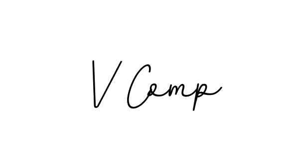 How to Draw V Comp signature style? BallpointsItalic-DORy9 is a latest design signature styles for name V Comp. V Comp signature style 11 images and pictures png