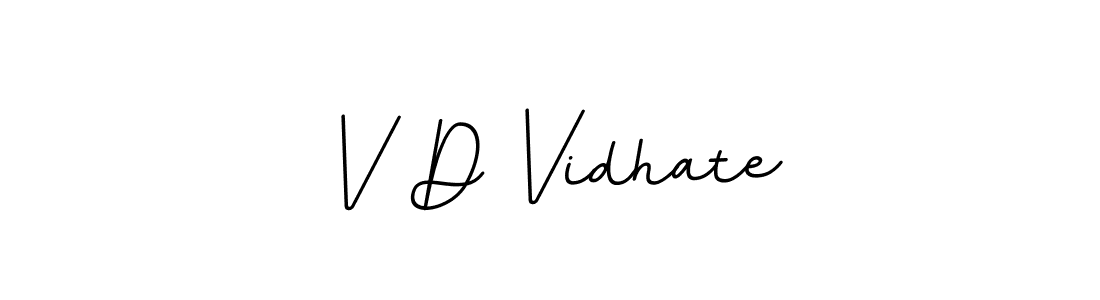 This is the best signature style for the V D Vidhate name. Also you like these signature font (BallpointsItalic-DORy9). Mix name signature. V D Vidhate signature style 11 images and pictures png