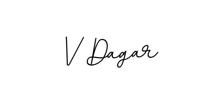 You should practise on your own different ways (BallpointsItalic-DORy9) to write your name (V Dagar) in signature. don't let someone else do it for you. V Dagar signature style 11 images and pictures png