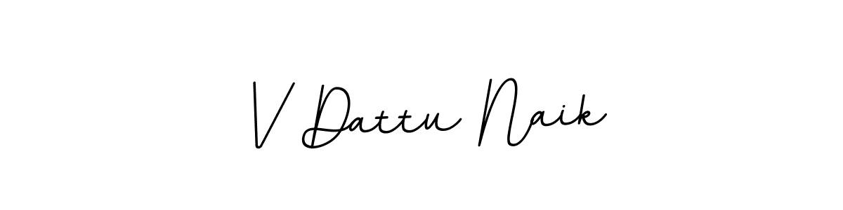 You should practise on your own different ways (BallpointsItalic-DORy9) to write your name (V Dattu Naik) in signature. don't let someone else do it for you. V Dattu Naik signature style 11 images and pictures png