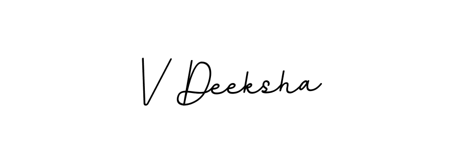 How to make V Deeksha signature? BallpointsItalic-DORy9 is a professional autograph style. Create handwritten signature for V Deeksha name. V Deeksha signature style 11 images and pictures png