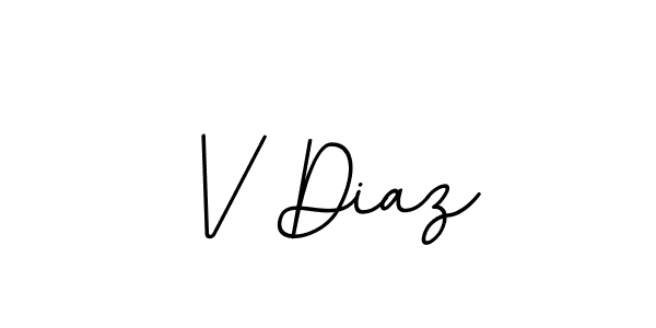 Also we have V Diaz name is the best signature style. Create professional handwritten signature collection using BallpointsItalic-DORy9 autograph style. V Diaz signature style 11 images and pictures png