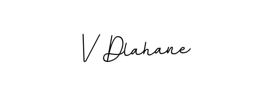 Design your own signature with our free online signature maker. With this signature software, you can create a handwritten (BallpointsItalic-DORy9) signature for name V Dlahane. V Dlahane signature style 11 images and pictures png