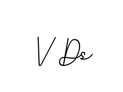 The best way (BallpointsItalic-DORy9) to make a short signature is to pick only two or three words in your name. The name V Ds include a total of six letters. For converting this name. V Ds signature style 11 images and pictures png