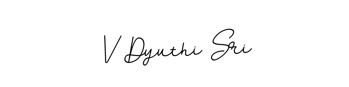 Also we have V Dyuthi Sri name is the best signature style. Create professional handwritten signature collection using BallpointsItalic-DORy9 autograph style. V Dyuthi Sri signature style 11 images and pictures png