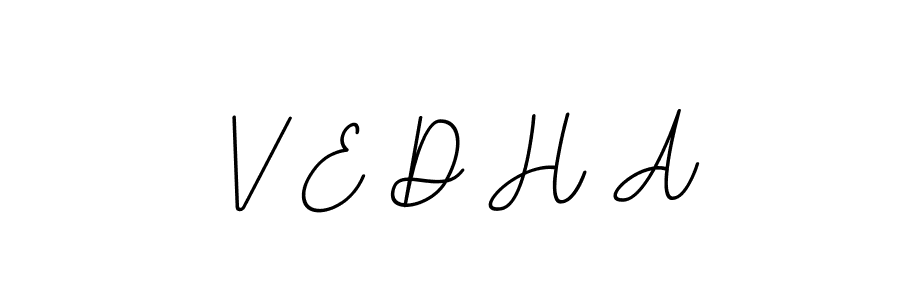 if you are searching for the best signature style for your name V E D H A. so please give up your signature search. here we have designed multiple signature styles  using BallpointsItalic-DORy9. V E D H A signature style 11 images and pictures png