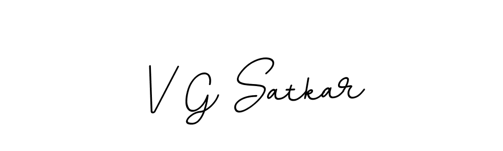 This is the best signature style for the V G Satkar name. Also you like these signature font (BallpointsItalic-DORy9). Mix name signature. V G Satkar signature style 11 images and pictures png