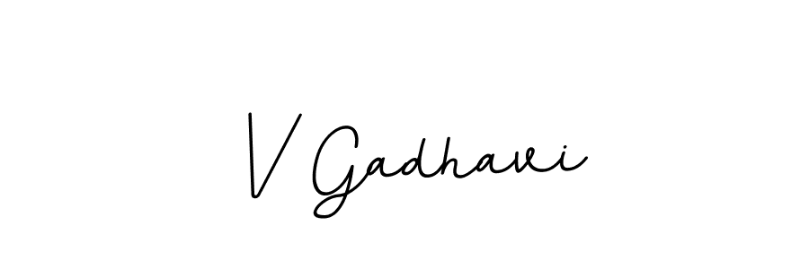 You should practise on your own different ways (BallpointsItalic-DORy9) to write your name (V Gadhavi) in signature. don't let someone else do it for you. V Gadhavi signature style 11 images and pictures png