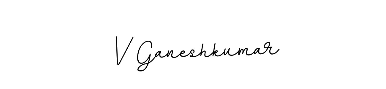 V Ganeshkumar stylish signature style. Best Handwritten Sign (BallpointsItalic-DORy9) for my name. Handwritten Signature Collection Ideas for my name V Ganeshkumar. V Ganeshkumar signature style 11 images and pictures png