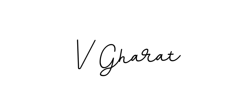 V Gharat stylish signature style. Best Handwritten Sign (BallpointsItalic-DORy9) for my name. Handwritten Signature Collection Ideas for my name V Gharat. V Gharat signature style 11 images and pictures png