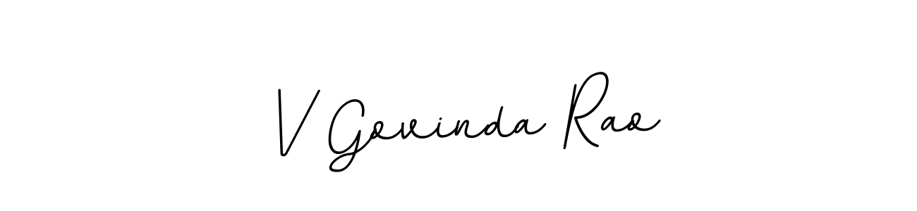 if you are searching for the best signature style for your name V Govinda Rao. so please give up your signature search. here we have designed multiple signature styles  using BallpointsItalic-DORy9. V Govinda Rao signature style 11 images and pictures png