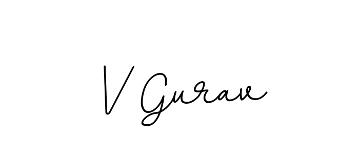 It looks lik you need a new signature style for name V Gurav. Design unique handwritten (BallpointsItalic-DORy9) signature with our free signature maker in just a few clicks. V Gurav signature style 11 images and pictures png