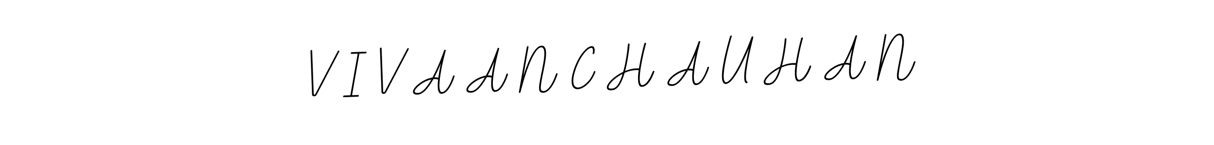 You can use this online signature creator to create a handwritten signature for the name V I V A A N C H A U H A N. This is the best online autograph maker. V I V A A N C H A U H A N signature style 11 images and pictures png