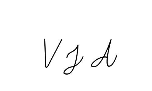 It looks lik you need a new signature style for name V J A. Design unique handwritten (BallpointsItalic-DORy9) signature with our free signature maker in just a few clicks. V J A signature style 11 images and pictures png